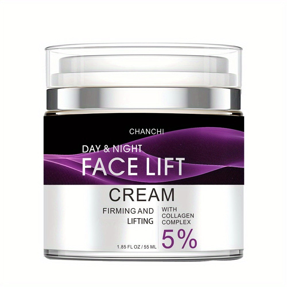 50ml Ultra-Lifting Face Cream - Revitalizes & Firms Facial, Neck, Chest Skin, Softens Fine Lines & Wrinkles, Hydrates & Plumps With Vitamin C, Retinol, And Glycerin For All Skin Types