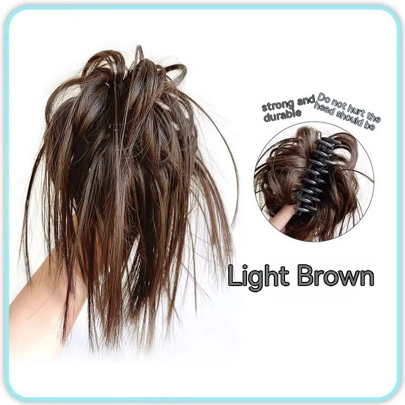 Wig Chicken Steamed Corn-bread Grip Ponytail High Tie Ponytail