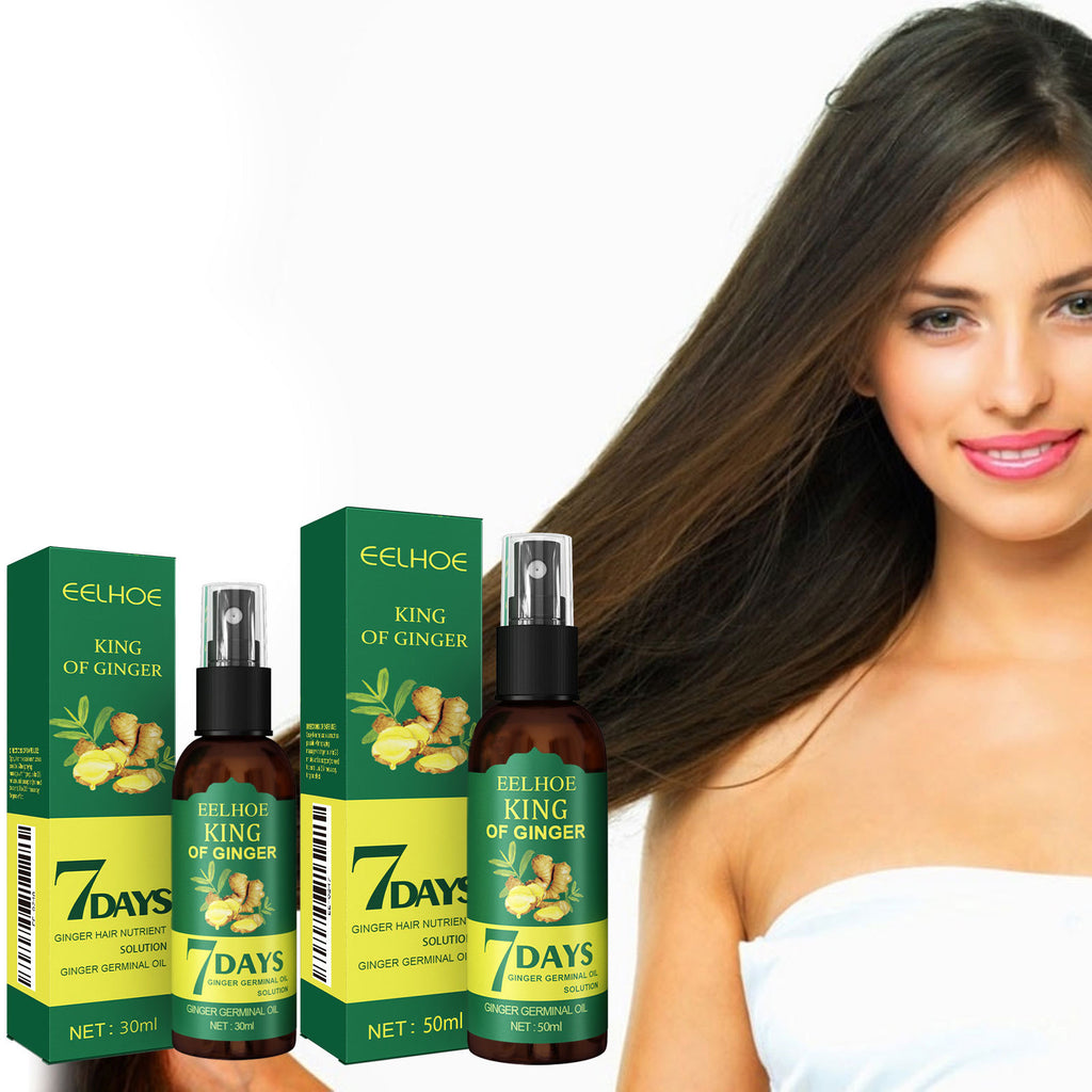 Ginger Hair Spray  30ml Boxes Strengthening Hair, Massaging Scalp, Hair Quality Repair, Hair Care Liquid
