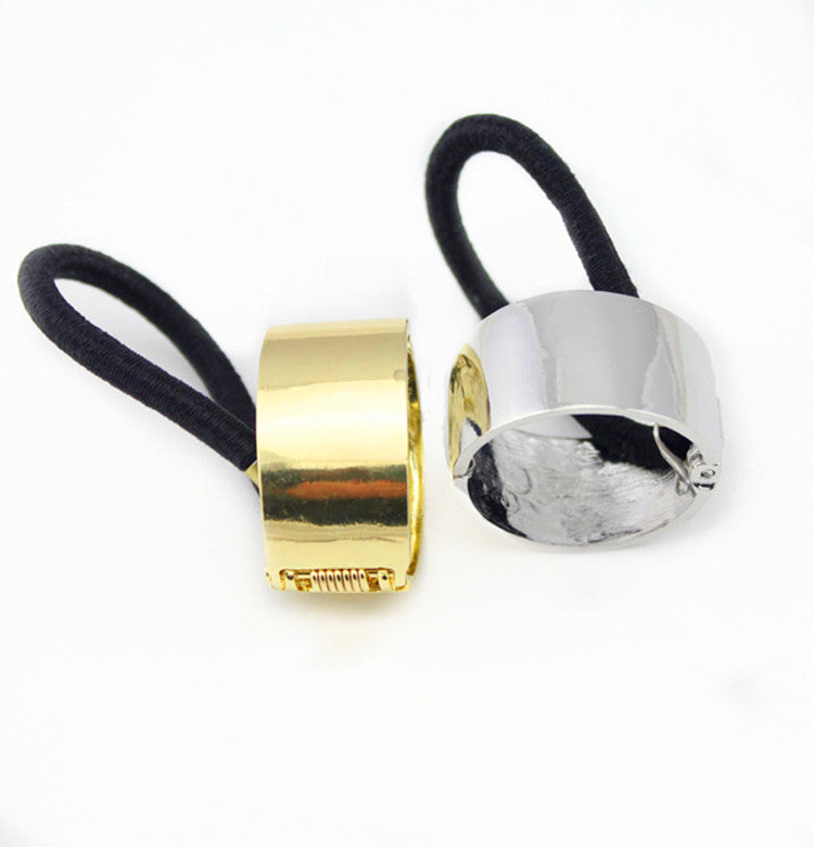 Alloy ponytail hair buckle