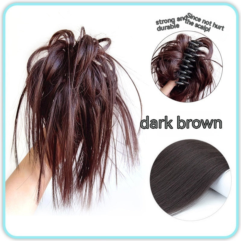 Wig Chicken Steamed Corn-bread Grip Ponytail High Tie Ponytail