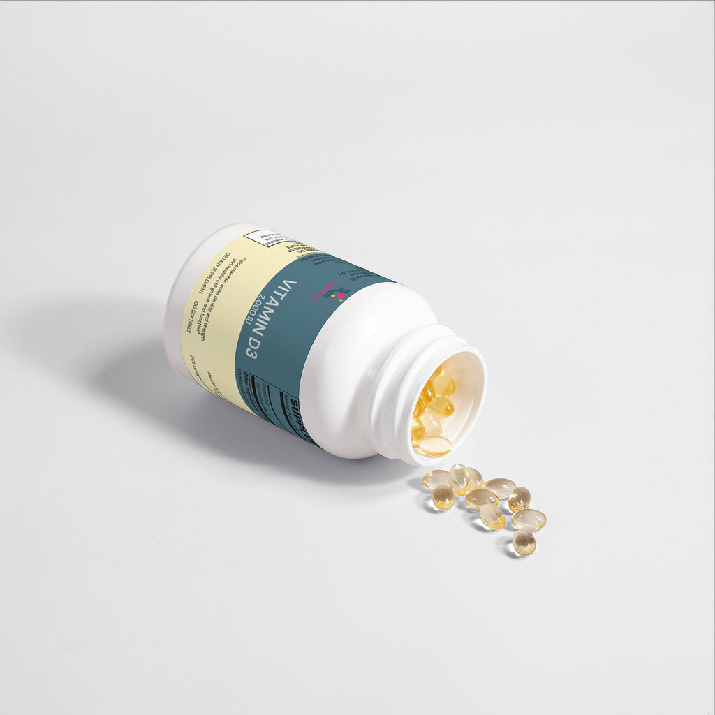 Vitamin D3 2000 IU For Women Bone Strength, Hormonal Balance, And Immune Support