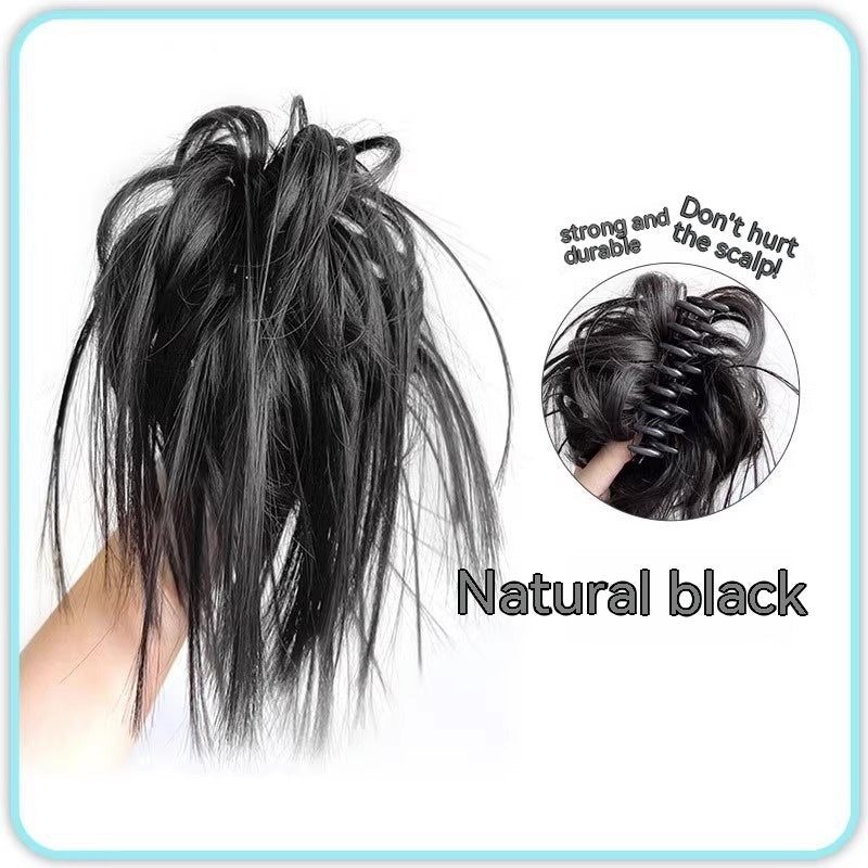 Wig Chicken Steamed Corn-bread Grip Ponytail High Tie Ponytail